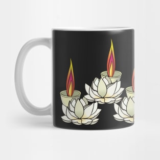 White Lotus & Deepas Diwali Mug